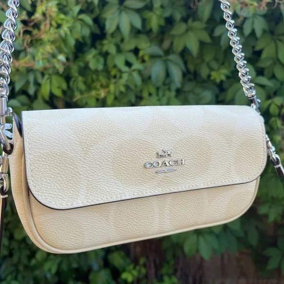 Coach Hay/Yellow Hailey Shoulder/Crossbody Bag-CAN70 - Picture 3 of 9